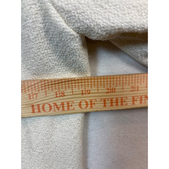 Perry Ellis Womens Textured Cream Blazer Jacket Size 8 - Picture 7 of 13